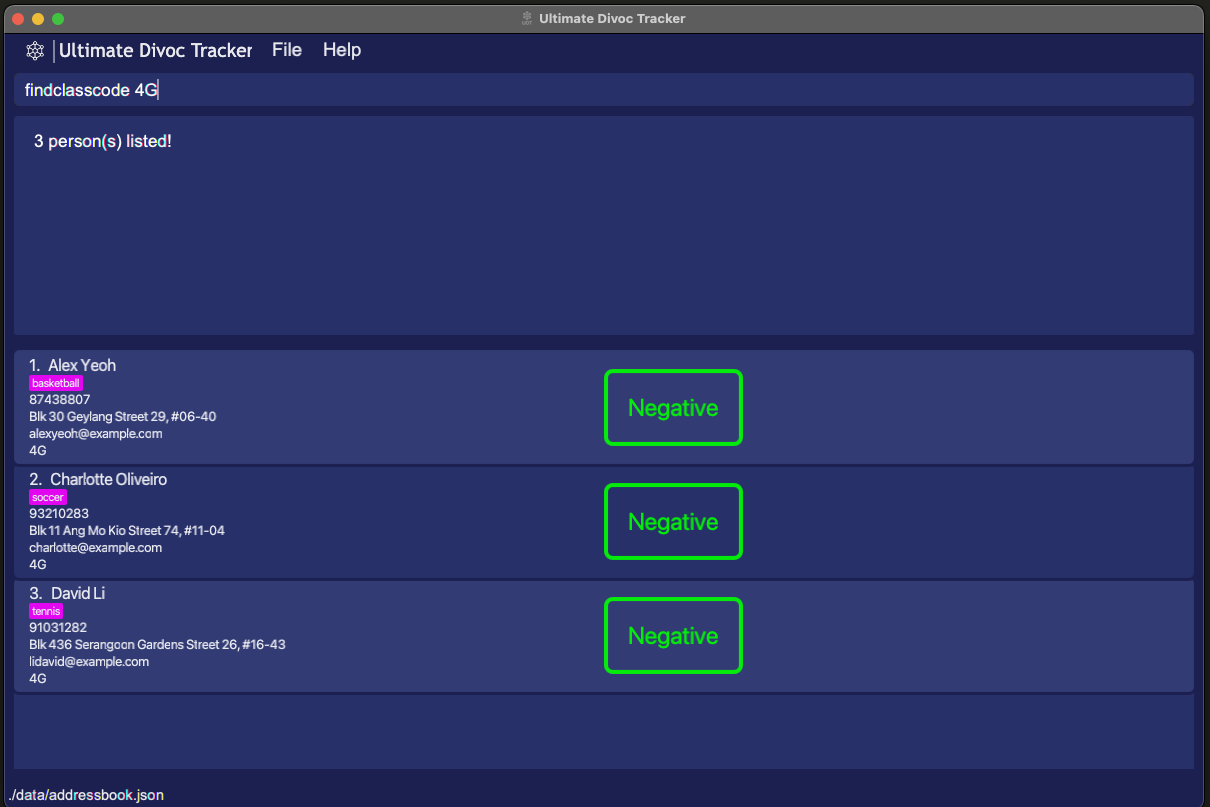 find classcode command